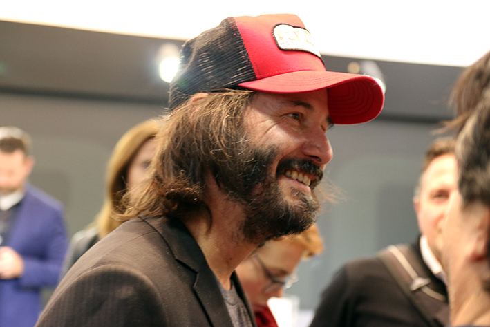 keanu reeves eicma 2017